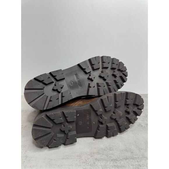 Nine West Boots Size 9 Brown Chelsea Lug Sole Booties NEW - Picture 7 of 7